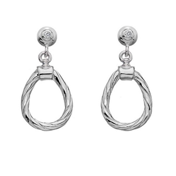 

Серебряные серьги Hot Diamonds с бриллиантом DE544