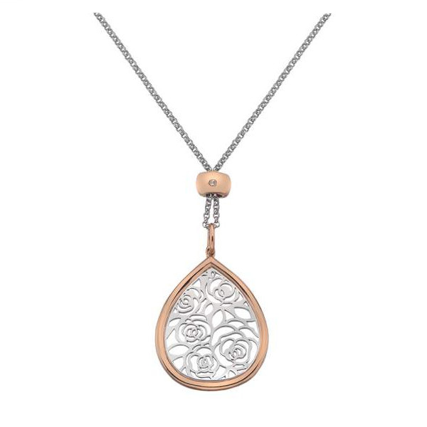 

Серебряный кулон Hot Diamonds с бриллиантом и позолотой на цепи, размер 45 см DP656