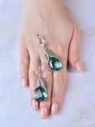 Серебряные серьги