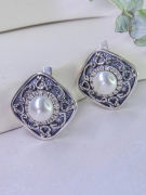 Серебряные серьги