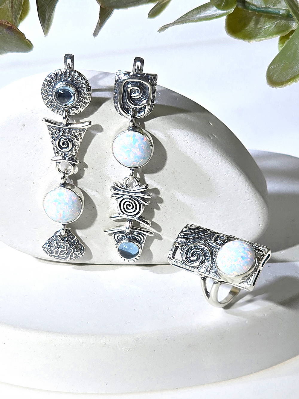 Серебряные серьги
