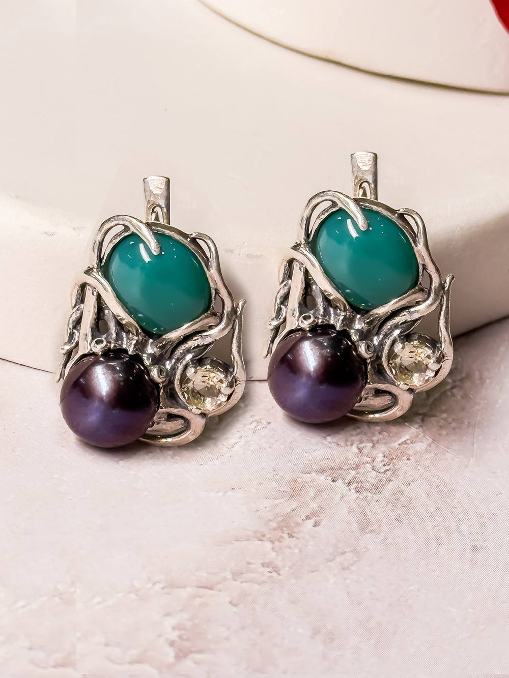 Серебряные серьги