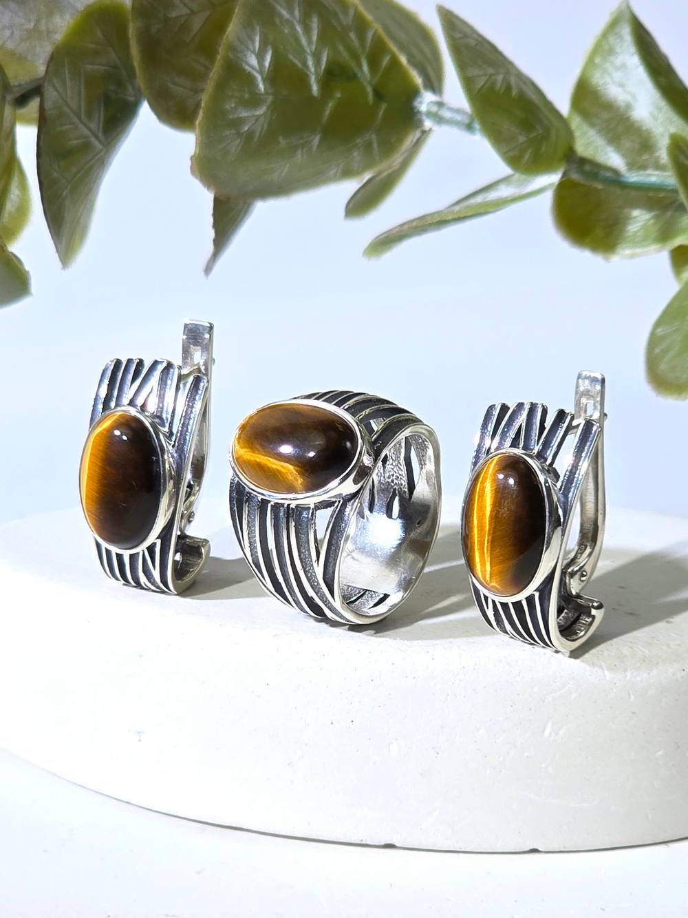 Серебряные серьги
