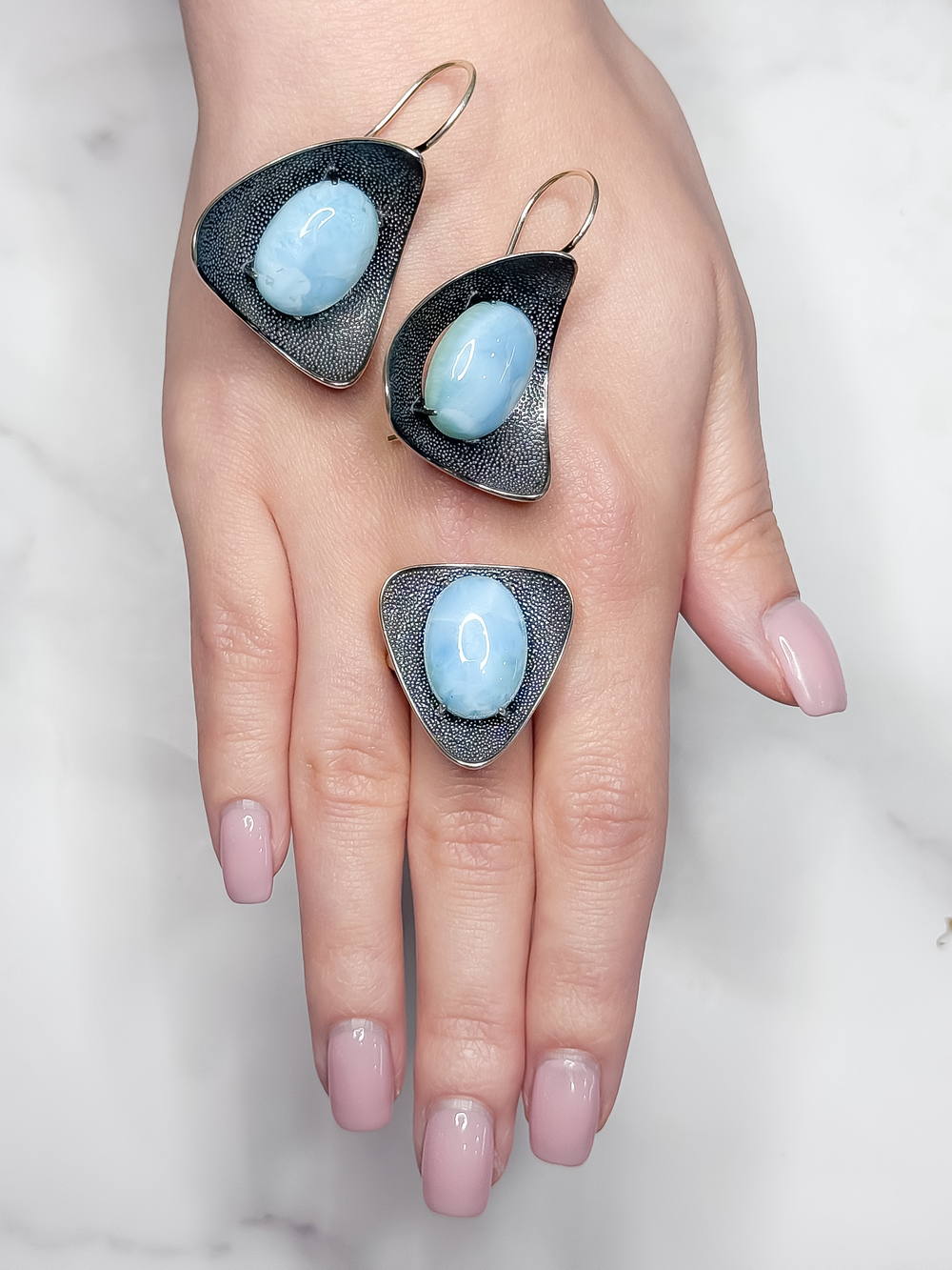 Серебряные серьги