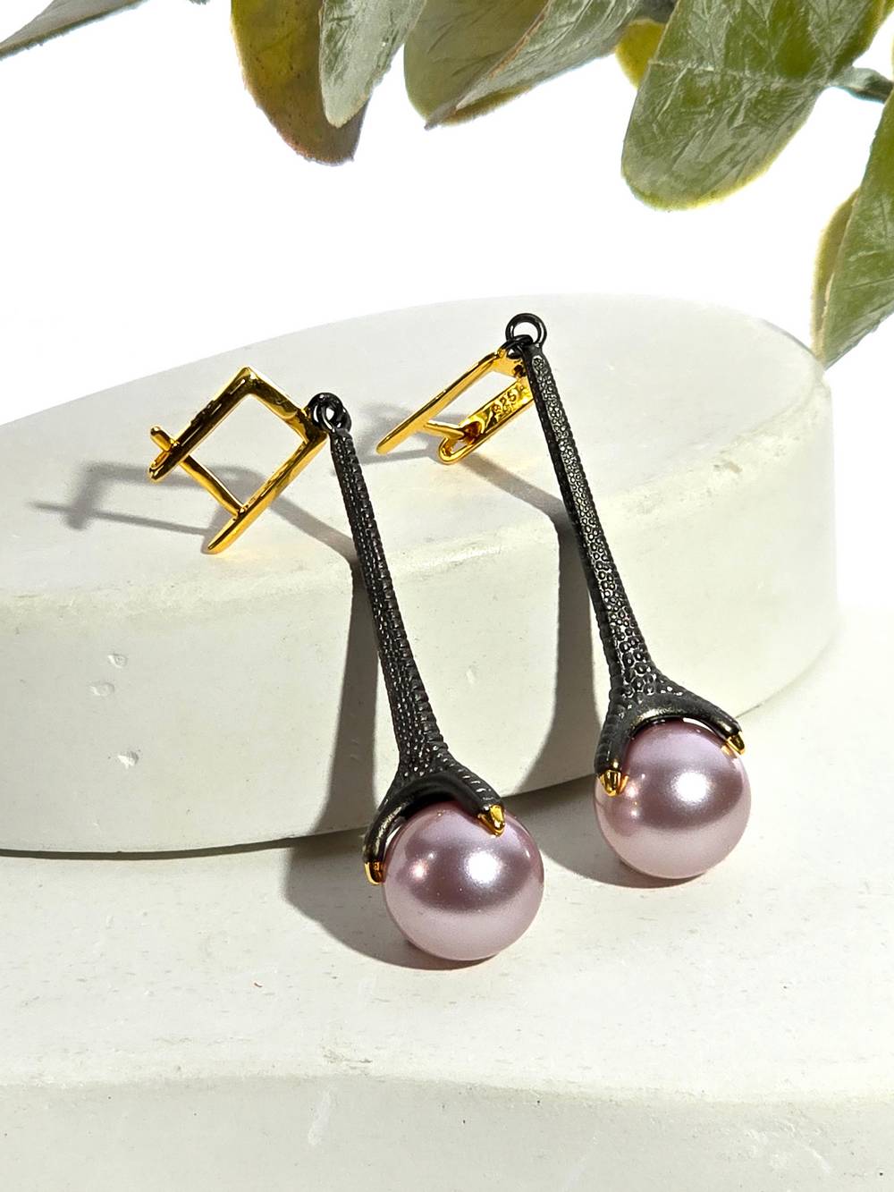 Серебряные серьги