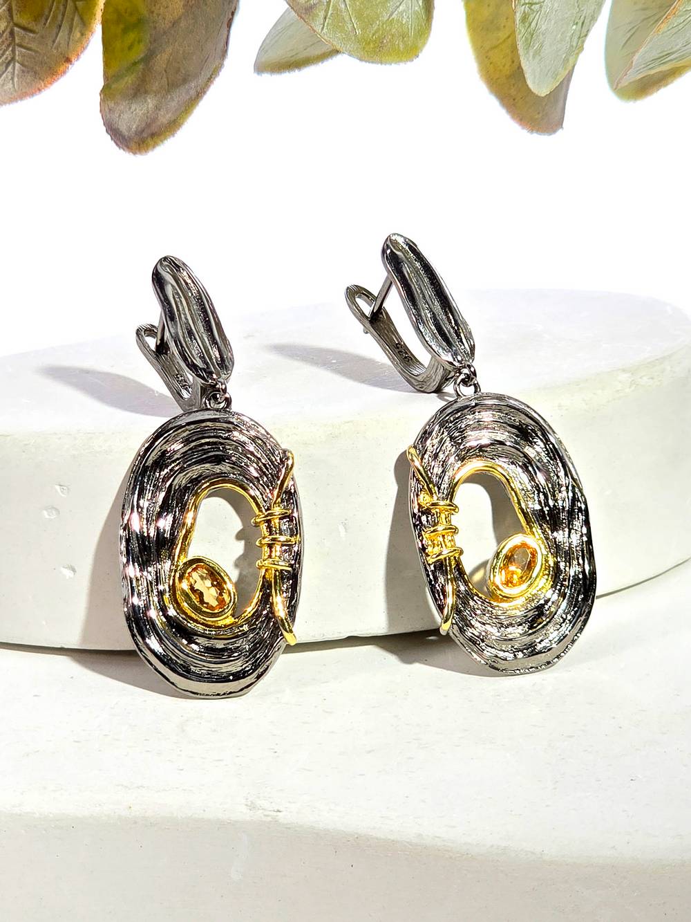 Серебряные серьги