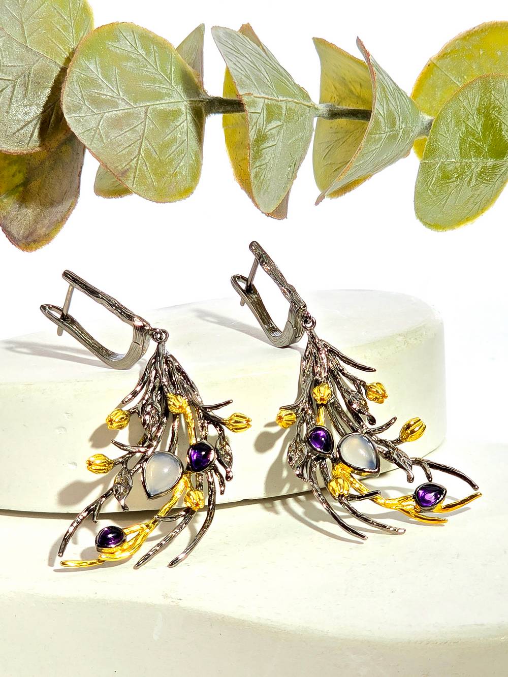 Серебряные серьги