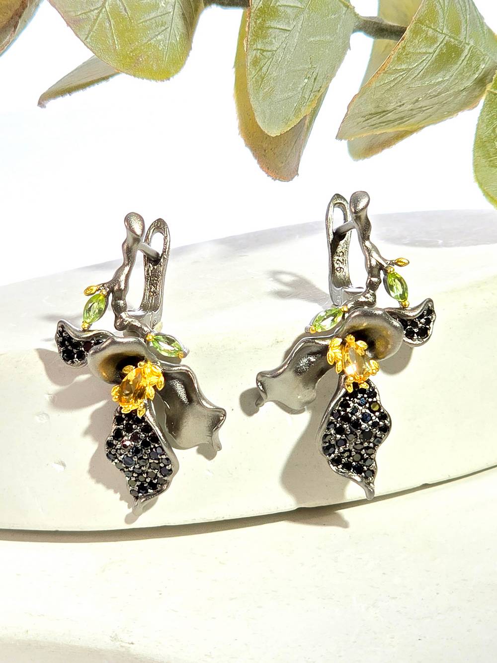 Серебряные серьги