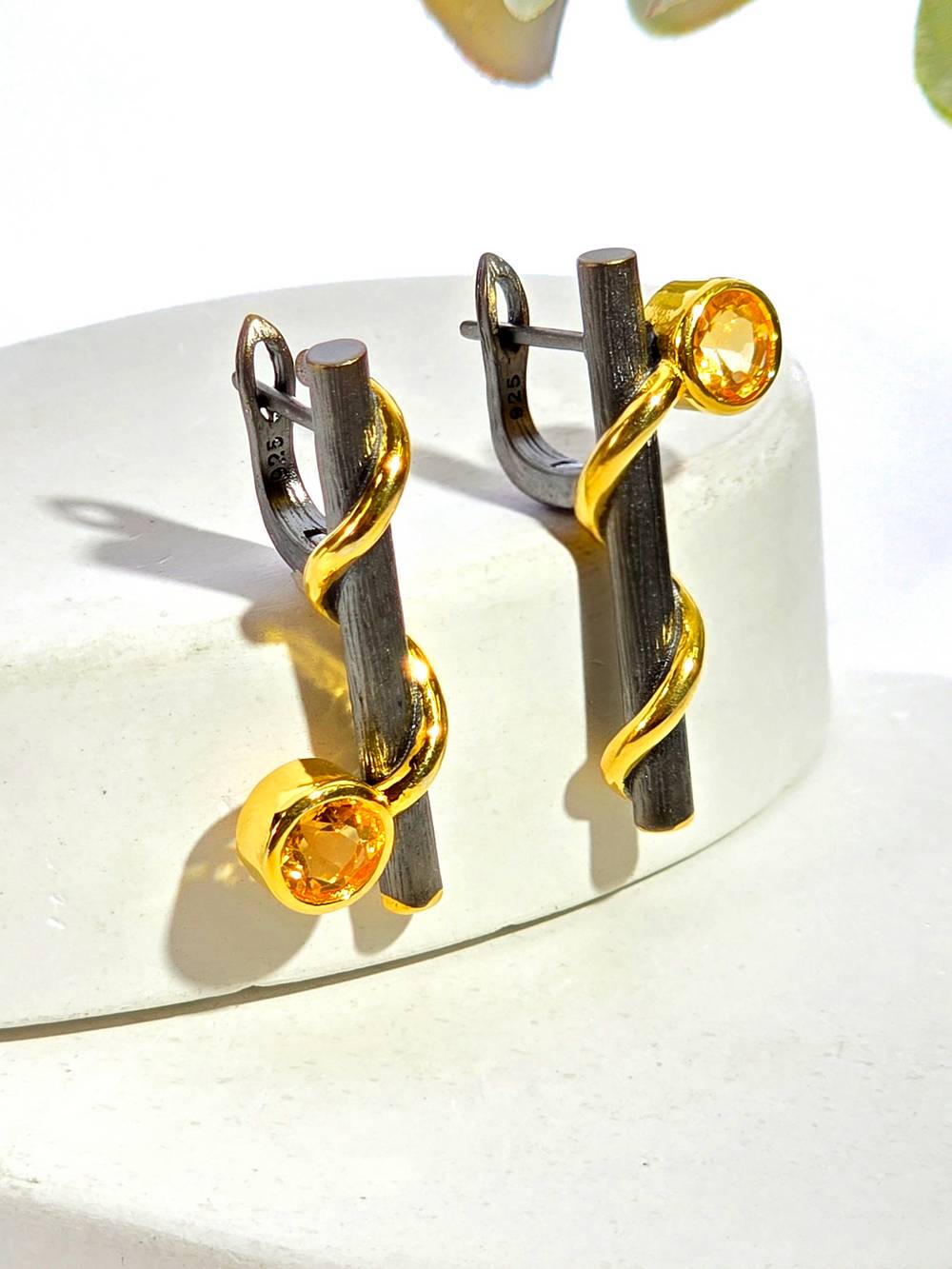 Серебряные серьги