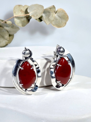 Серебряные серьги