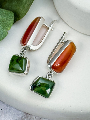 Серебряные серьги