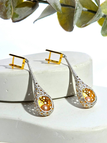 Серебряные серьги