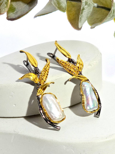 Серебряные серьги