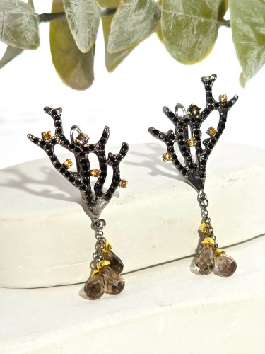 Серебряные серьги