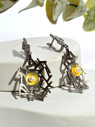 Серебряные серьги