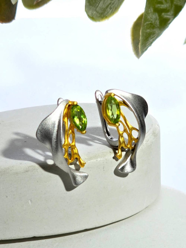 Серебряные серьги