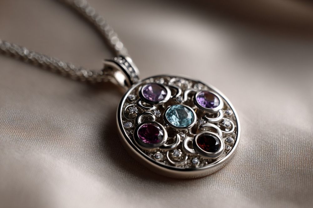 Камни и серебряные украшения - Водолей